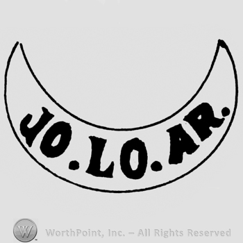 JO. LO. AR. Written on a curved border.