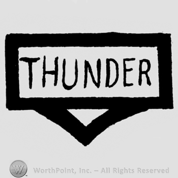 THUNDER written in rectangle.
