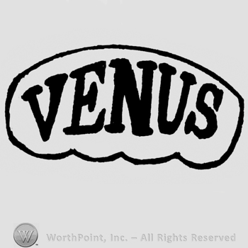 VENUS written in a curved border.