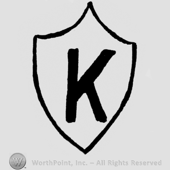 Letter K on a shield.