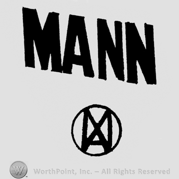 MANN written; a circle bellow.