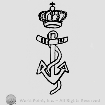 Crowned anchor.