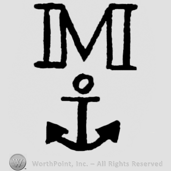 Anchor and letter M above.