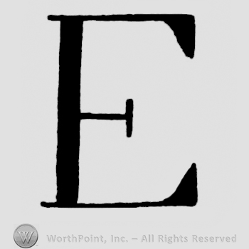 Letter E.