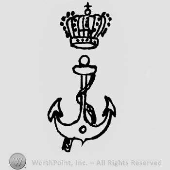 Crowned anchor.