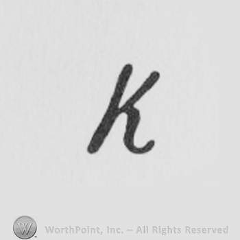the letter K in uppercase