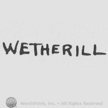 T. Wetherill written with uppercase letters