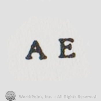 the initials AE