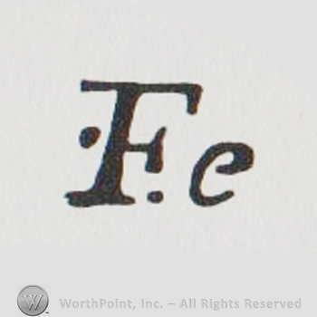 a capital Fand a lowercase E