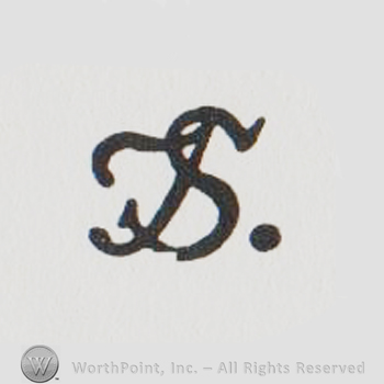 Uppercase entwined handwritten JS