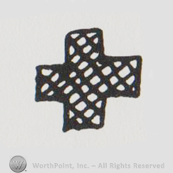 Cross with pattern inside