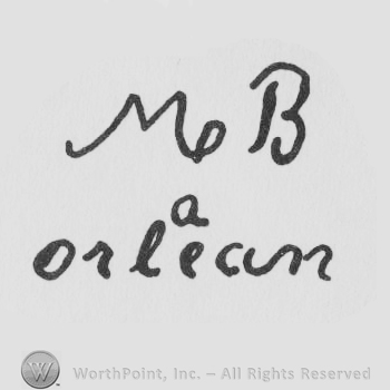 the initials MB above the words A ORLEANS