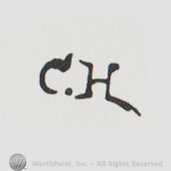  CH in uppercase, dot between