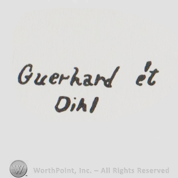 the name Guerhard & Dihl with only the initials in uppercase