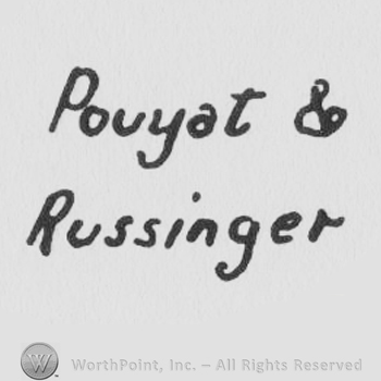 Pouyat & Russinger written with lowercase letters