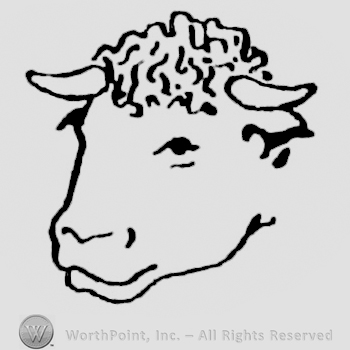 Young bull's head (or a cow)
