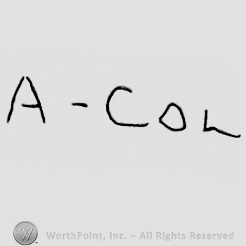 Handwritten uppercase "A-Col"
