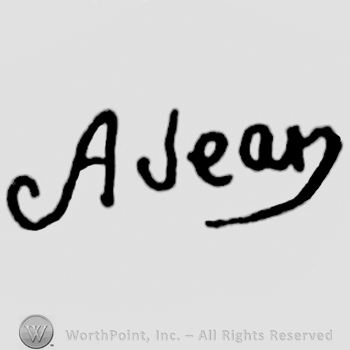 "A Jean" handwritten