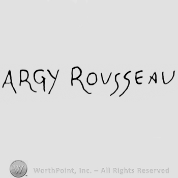"Argy Rousseau" in uppercase letters