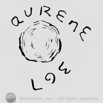 Round design, "Aurene L93" (mirrored "3") written in uppercase