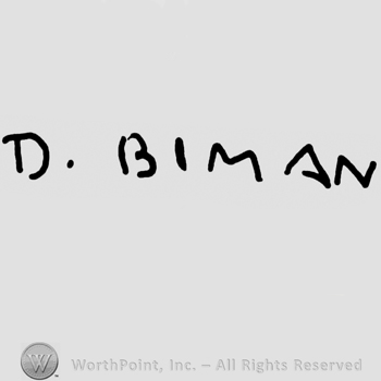 "D. Biman" with uppercase letters