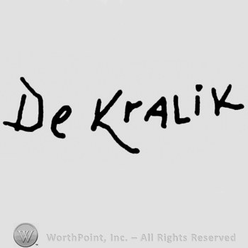 "De Kralik" handwritten