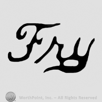 "Fry" handwritten