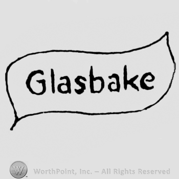 "Glasbake" written on a ribbon