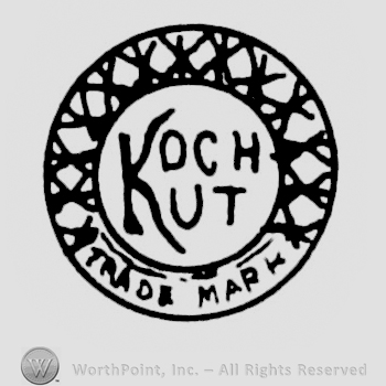 "Koch Kut" written with uppercase letters in a circle