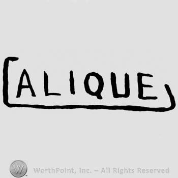 "Lalique" written with uppercase letters