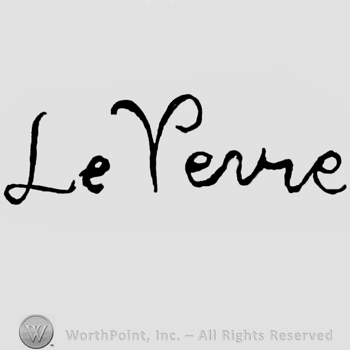"Le Verre" handwritten