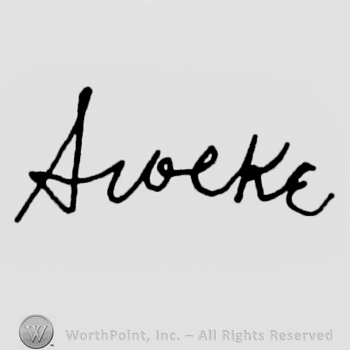 "Sroeke" handwritten