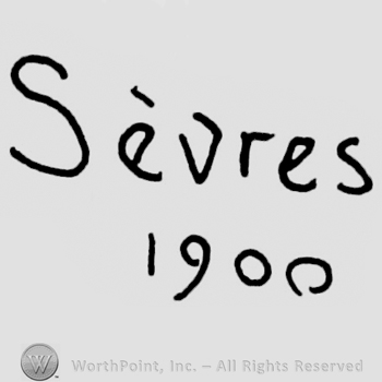 "Sevres 1900" with lowercase letters