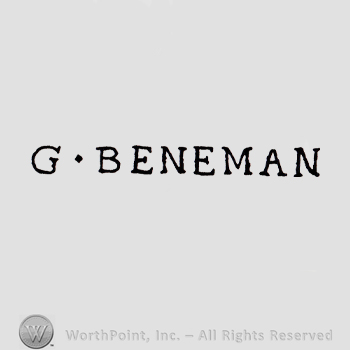 G BENEMAN written with a point between them.