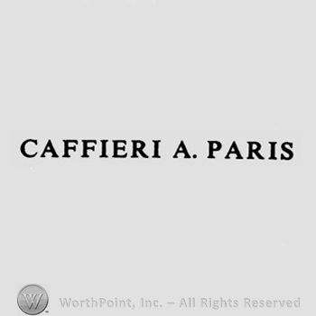 CAFFIERI A. PARIS written.