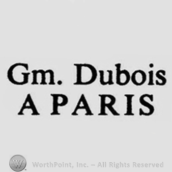 GM. DUBOIS A PARIS written.