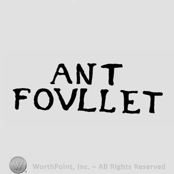 ANT FOVLLET written.