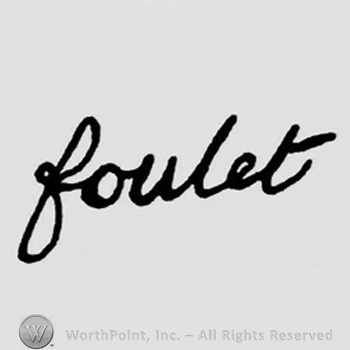 FOULET written by hand.