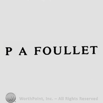 P A FOULLET written.
