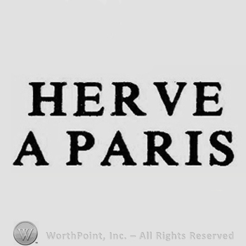 HERVE A PARIS written.