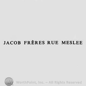 JACOB FRERES RUE MESLEE written.