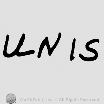 Unis written with uppercase letters