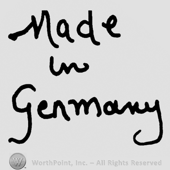 Made in Germany written with lowercase letters
