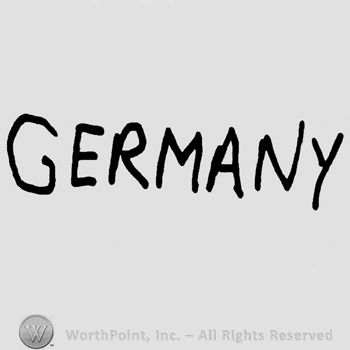 Germany written with uppercase letters