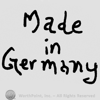 Made in Germany written with lowercase letters