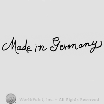 Made in Germany handwritten with lowercase letters