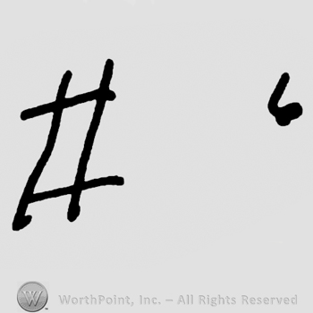 The # symbol, number 6