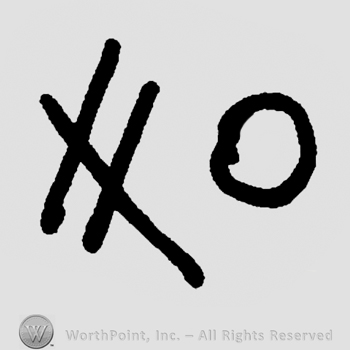 Two vertical lines crossed by a horizontal line and capital O