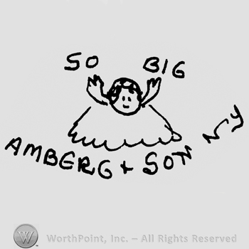 Angel, So Big written above with uppercase letters, Amberg & Son NY written below with uppercase letters