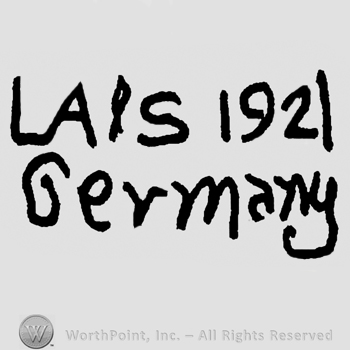 Capital LA&S, number 1921, Germany written with lowercase letters